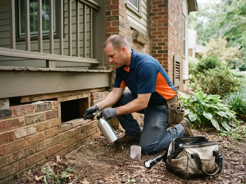 Carpenter Ant Structural Control in Durham, NC