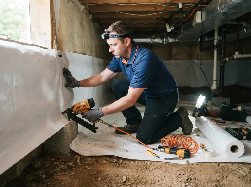 Crawl Space Encapsulation and Pest Vapor Barriers in Durham, NC